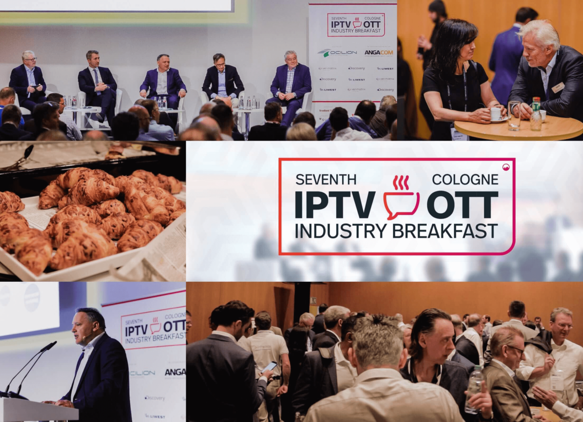 Impressions of the 7th IPTV/OTT Industry Breakfast at AngaCom in Cologne